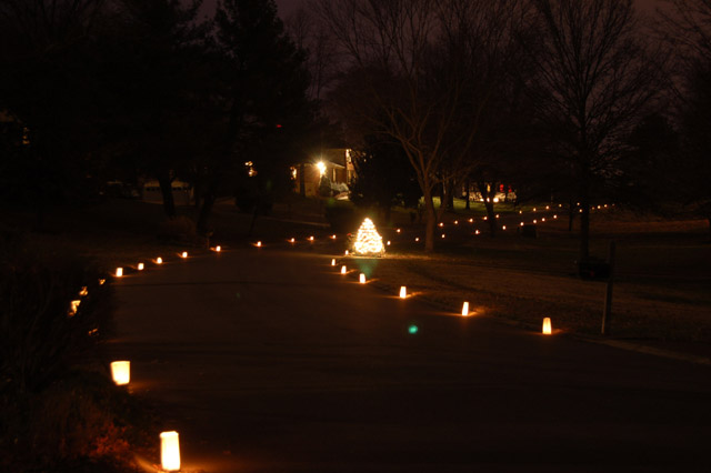 A Little Eye Candy - Luminaries in Foxland Hall Brentwood, TN