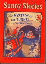 Sunny Stories. Mystery of The Tunnel. 1954 Sunny Stories. Mystery of The Tunnel. 1954