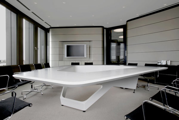 Modern Elegant Office Furniture Conference Table for Ernst & Young Boardroom by KINZO