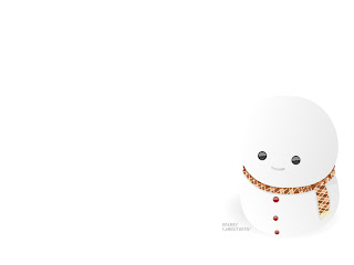 Cute Snowman Merry Christmas