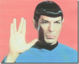 mr_spock giving the vulcan spread finger greeting