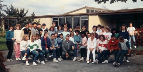 PAA Class of 1986, just before leaving on our class trip