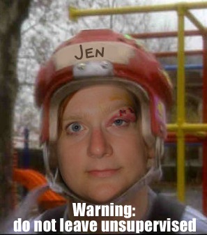 Helmeted Jen