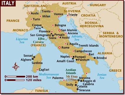 Italy - Map