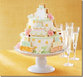 bridal shower cookie cake