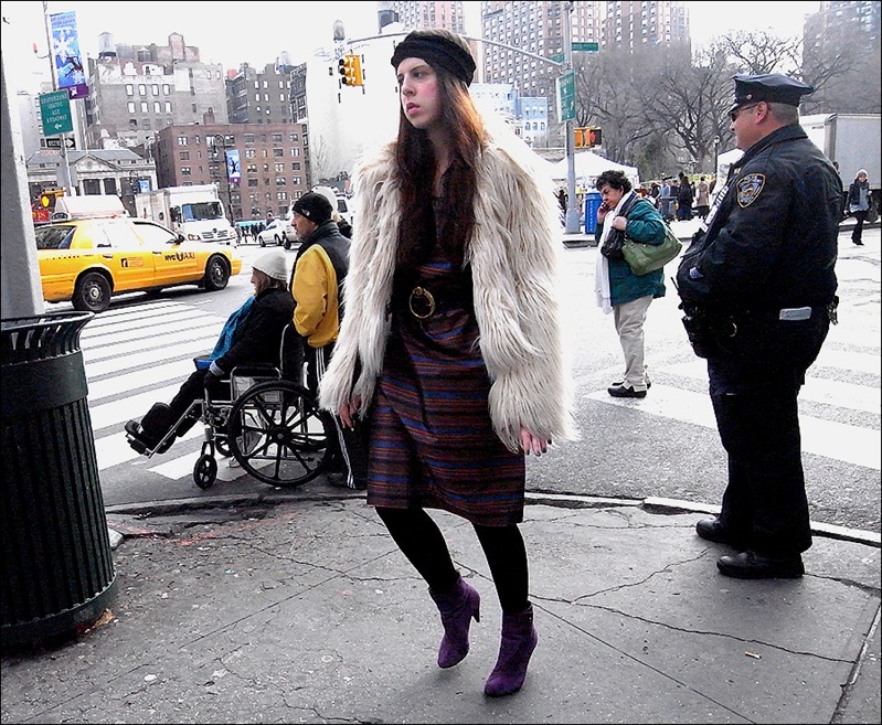 w fur and purple shoes 3