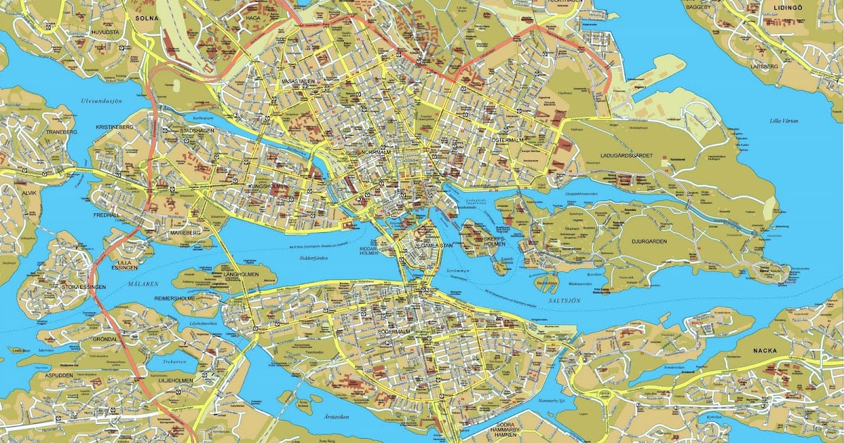Otros Viajes Suecia Estocolmo Mapas