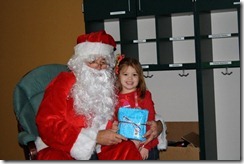addy with santa