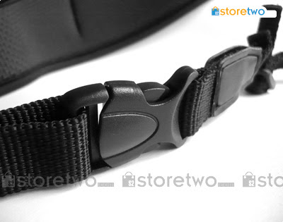 Neoprene Camera Shoulder Neck Strap with Webbing and Quick Release Tabs