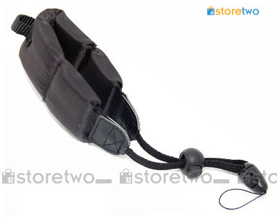 Floating Foam Strap for Waterproof Cameras (Black)