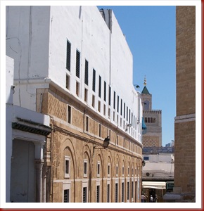 190 - Túnez, la medina. El Palacio del Bey o Dar el Bey, antigua residencia de los beys o gobernantes turcos.