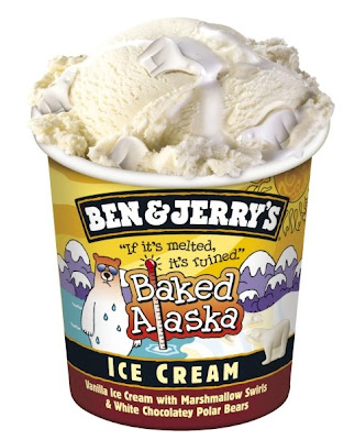 A big tub of Ben & Jerry's Baked Alaska