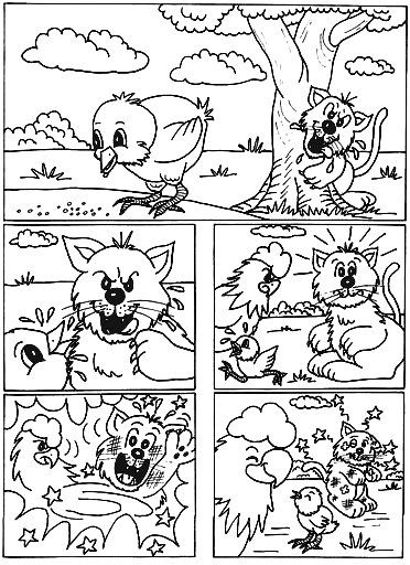 Secuencias de imagenes para crear cuentos para colorear - Imagui