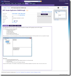 WPF Simple Application Walkthrough