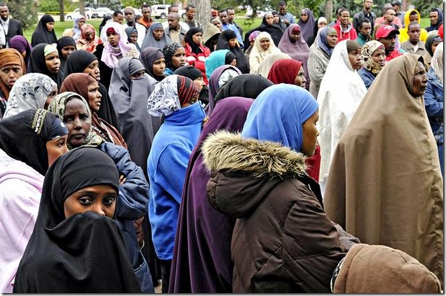 Somali immigrant workers. Somali immigrant workers.