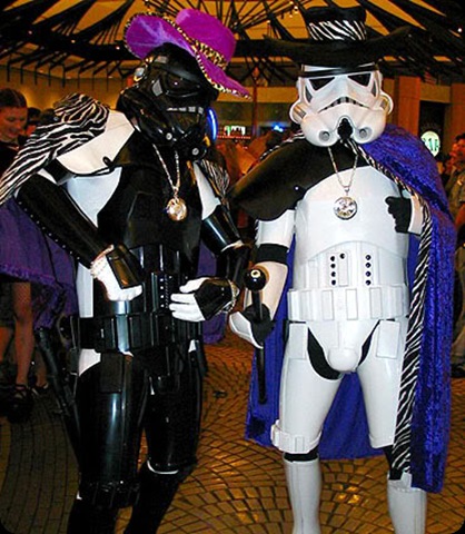 cool star wars photos pimping darth and stormtrooper friend