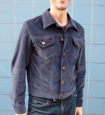 male pattern boldness: Kwik Sew Men's Western Jacket - DONE!