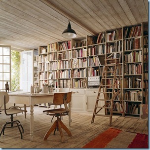 Room with books