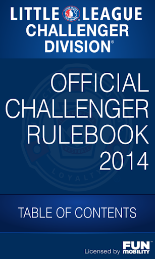 【免費運動App】LL 2014 Challenger Rulebook-APP點子