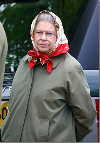 Granny in her fave Hermes-scarf