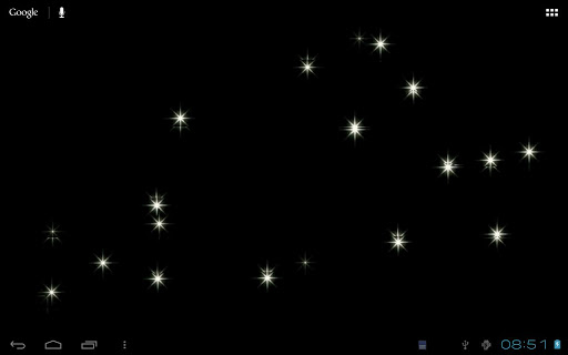 Sparkling Stars Live Wallpaper