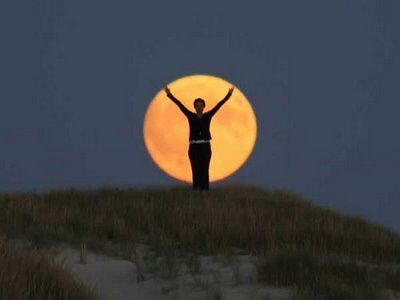 Playing with the moon