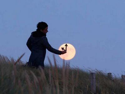 Playing with the moon