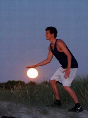 Playing with the moon