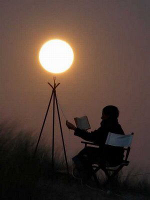 Playing with the moon