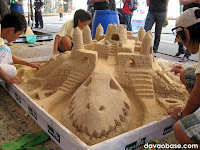 The eventual winner of Sanuk Sandcastle Competition in Davao City