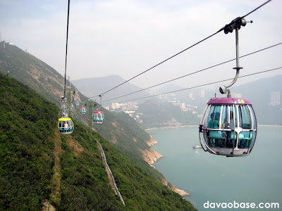 Cable Car ride in Ocean Park Hong Kong