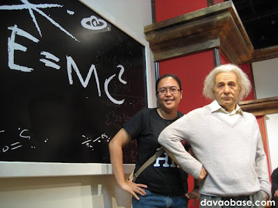 Albert Einstein at Madame Tussauds in The Peak, Hong Kong