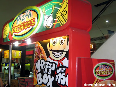 Pizza Pedrico's stall in NCCC Mall Davao