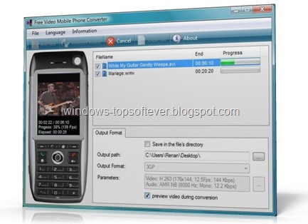 Free 3GP Converter V1.3