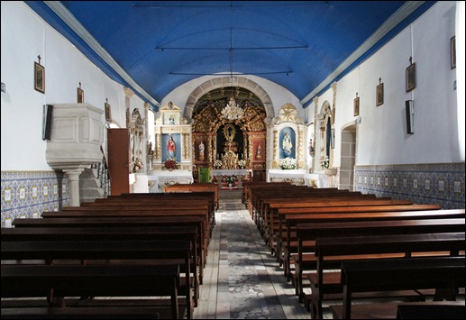 Glória Ishizaka - Vila do Touro - igreja matriz - interior