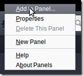 add to panel
