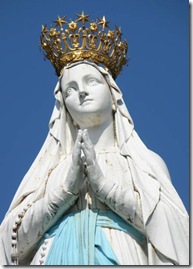 Crowned Virgin Mary