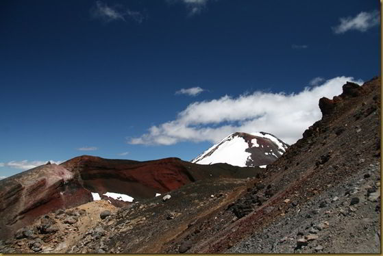 Red crater and Mount Ngauruhoe. f8, 1/125th sec ISO 100