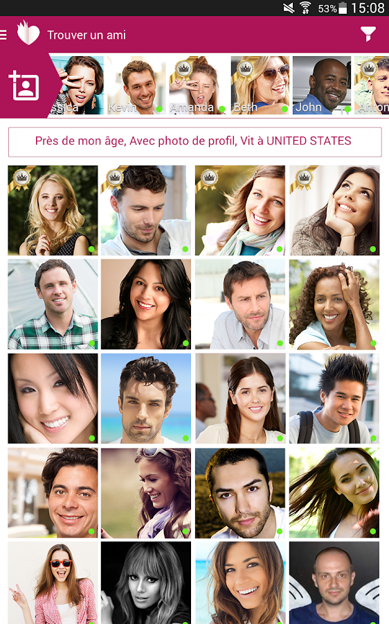 Chat pour rencontres amicales Applications Android sur Google Play