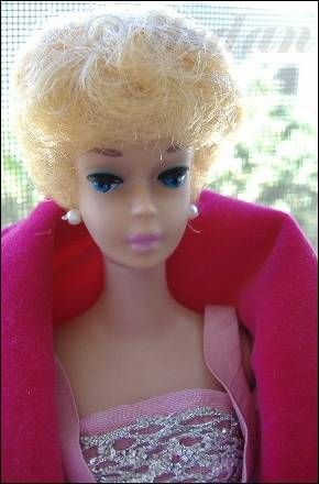 White Ginger Barbie doll bubblecut blonde blond Sophisticated Lady 1960s Mattel