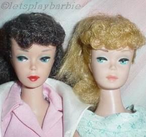 Mattel Barbie doll PT ponytail #5 #6 Satin Bolero Fashion Pak Cotton Mix n Match Group 1960s