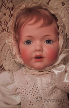Antique bisque doll Hilda baby