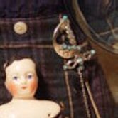 Antique doll sword hilt Scotland Scottish kilt