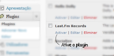 Suas música do last.fm no wordpress Suas música do last.fm no wordpress