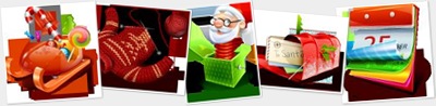 Visualizza Christmas Icon Set