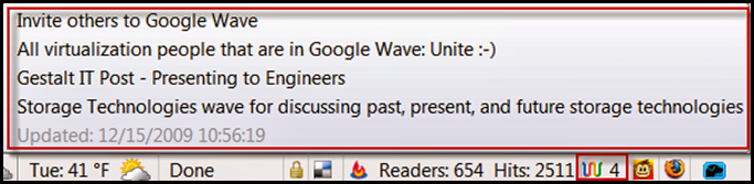Are you using Google Wave?