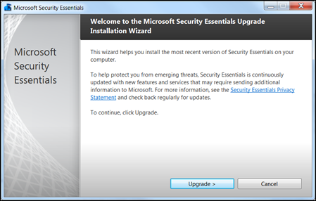 Microsoft Security Essentials 2.0 released.
