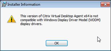 Installing the Citrix Virtual Desktop Agent on Windows 7