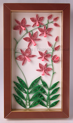 Orchid. Paper quilling