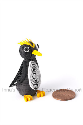Macaroni penguin (3D quilling)